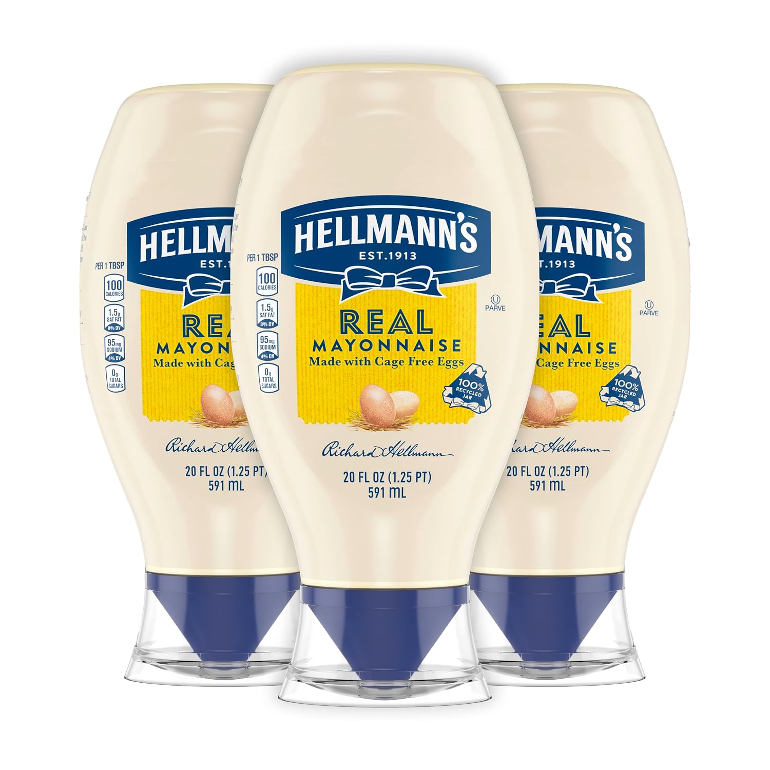 Detalle de Hellmann's Real Mayonnaise 20 oz