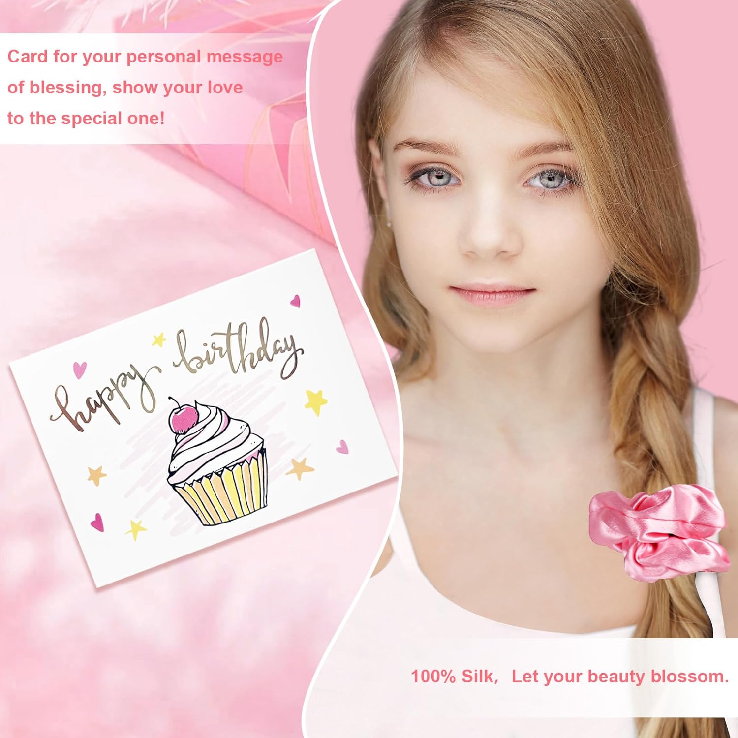 Thumbnail 6 de Awfrky 7-Piece 10th Birthday Gift Set for Girls (Tumbler, Pearl Necklace, Cosmetic Bag & more)