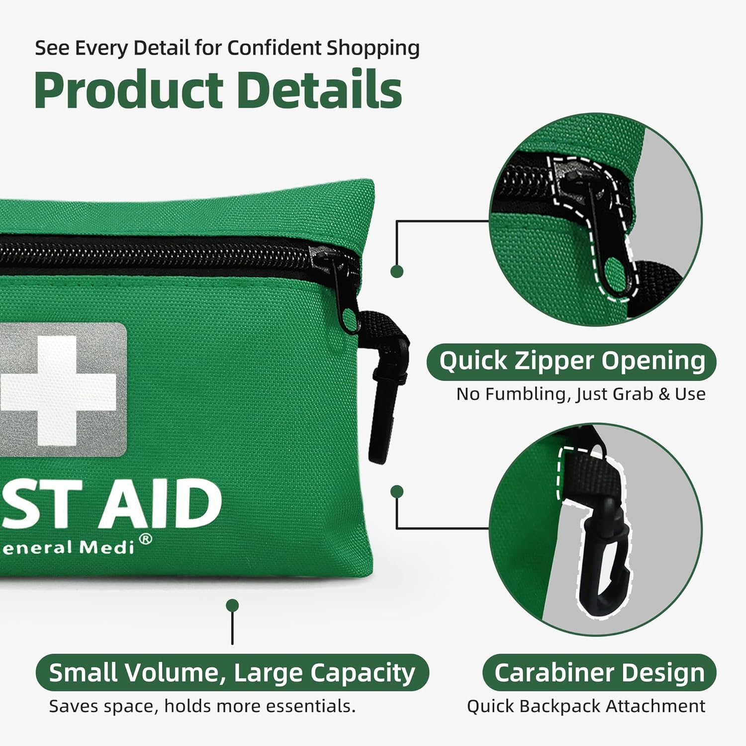 Detalle de General Medi Mini First Aid Kit 92 pieces 🩹
