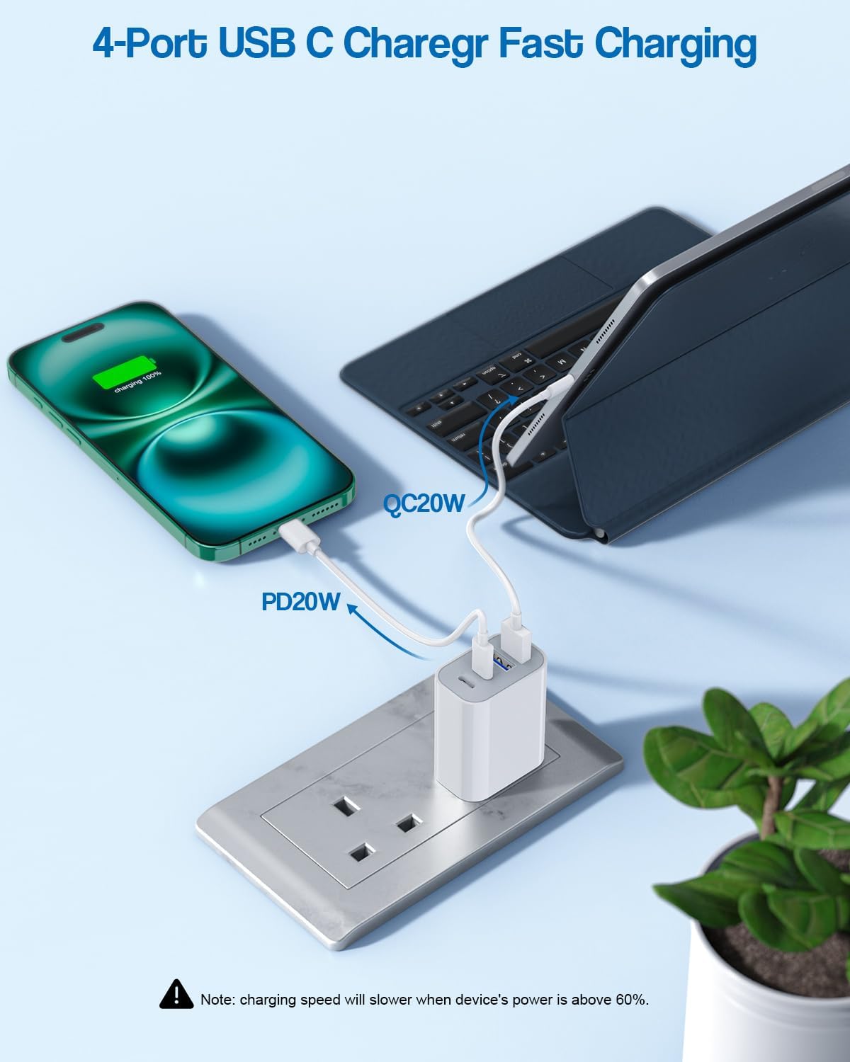 Detalle 2 de 40W iPhone Charger Block 🔌