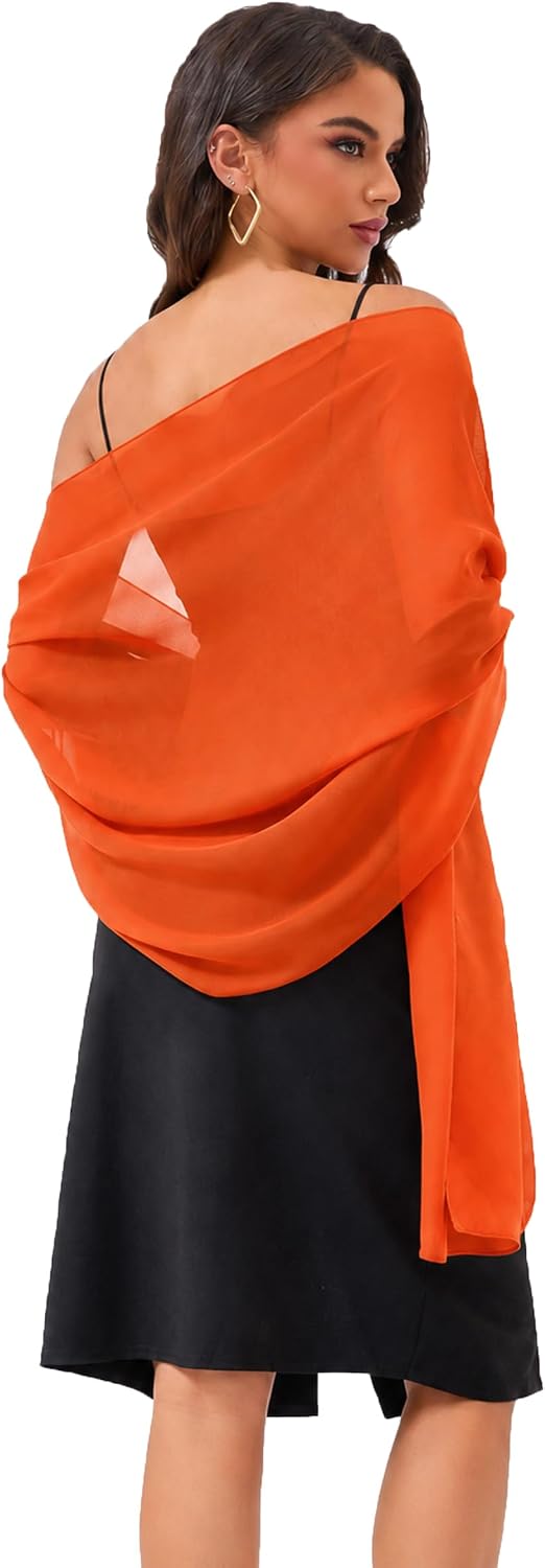 Detalle de Chiffon Evening Shawl