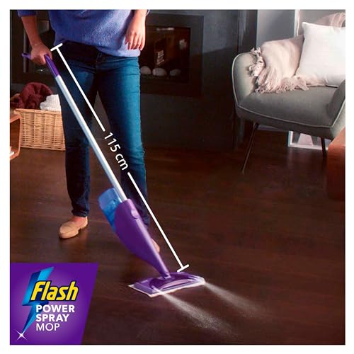 Detalle de Flash Power Spray Mop Floor Cleaner Liquid Citrus 4x1.25L