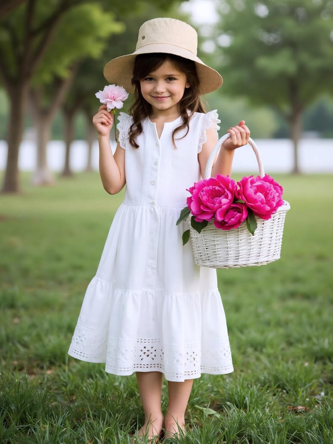 Thumbnail 5 de Exemaba Kids Sun Hat UPF50+ Wide Brim