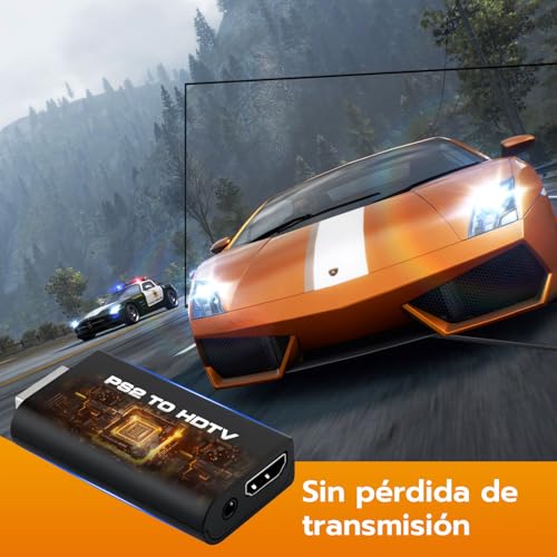 Thumbnail 5 de Mcbazel PS2 a HDMI 480p para HDTV