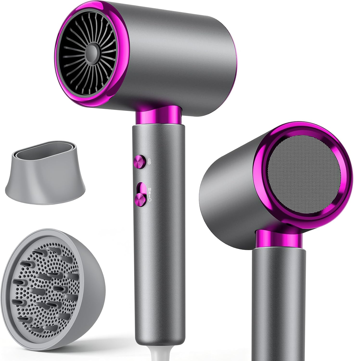 Detalle de LORVENA STL-8858Pro haardroger met diffuser, ionentechnologie en 2400 W