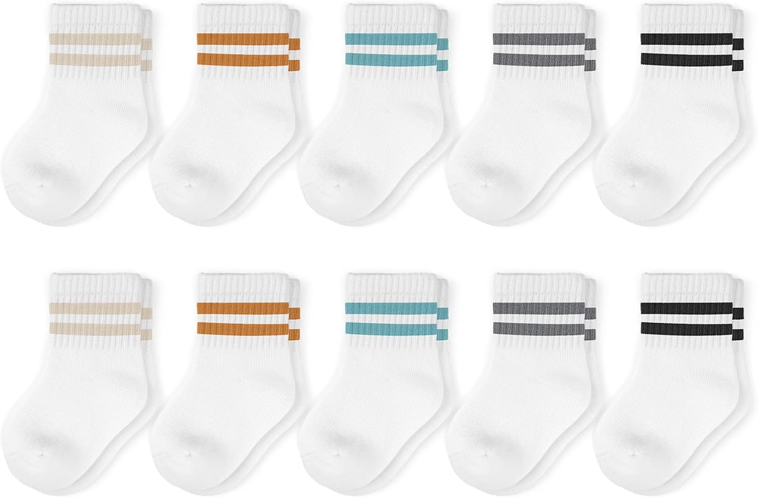 Detalle de Kyopp Baby Socken 4/5 Paar Pastellfarben