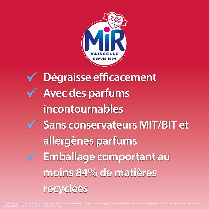 Detalle de Mir Vaisselle Vinaigre Blanc 450 ml ⚙