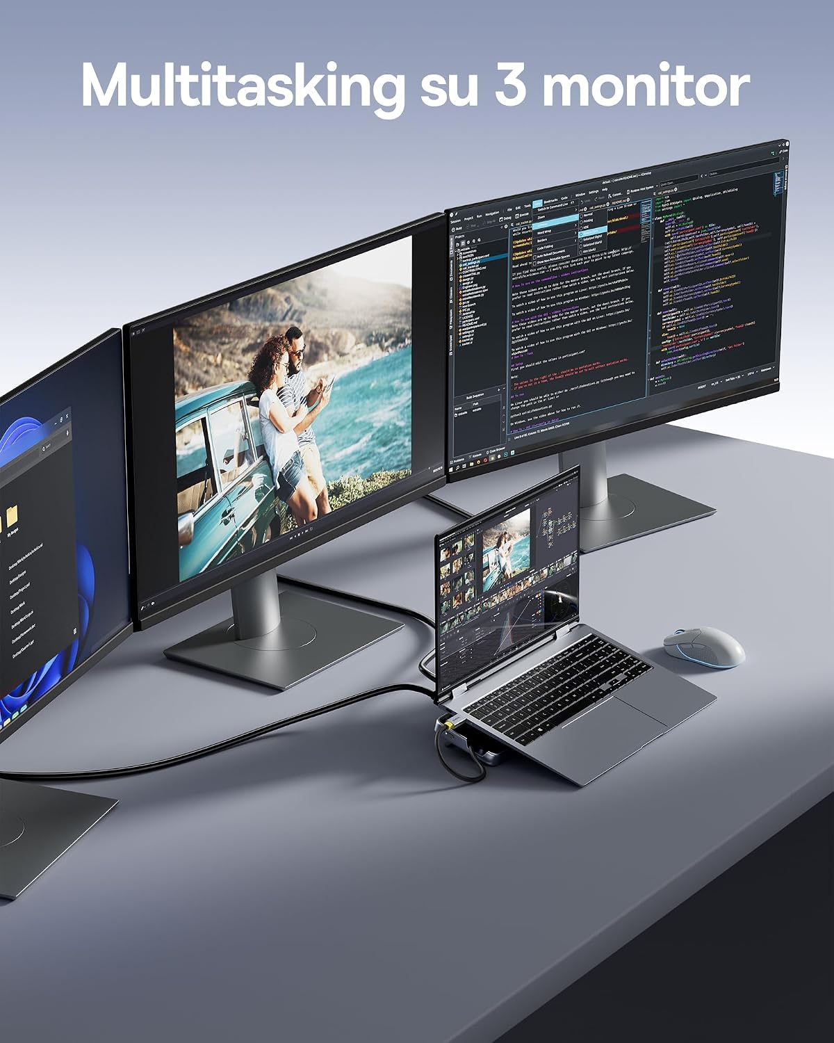 Thumbnail 3 de Baseus Docking Station 12 in 1 Hub Triplo 4K