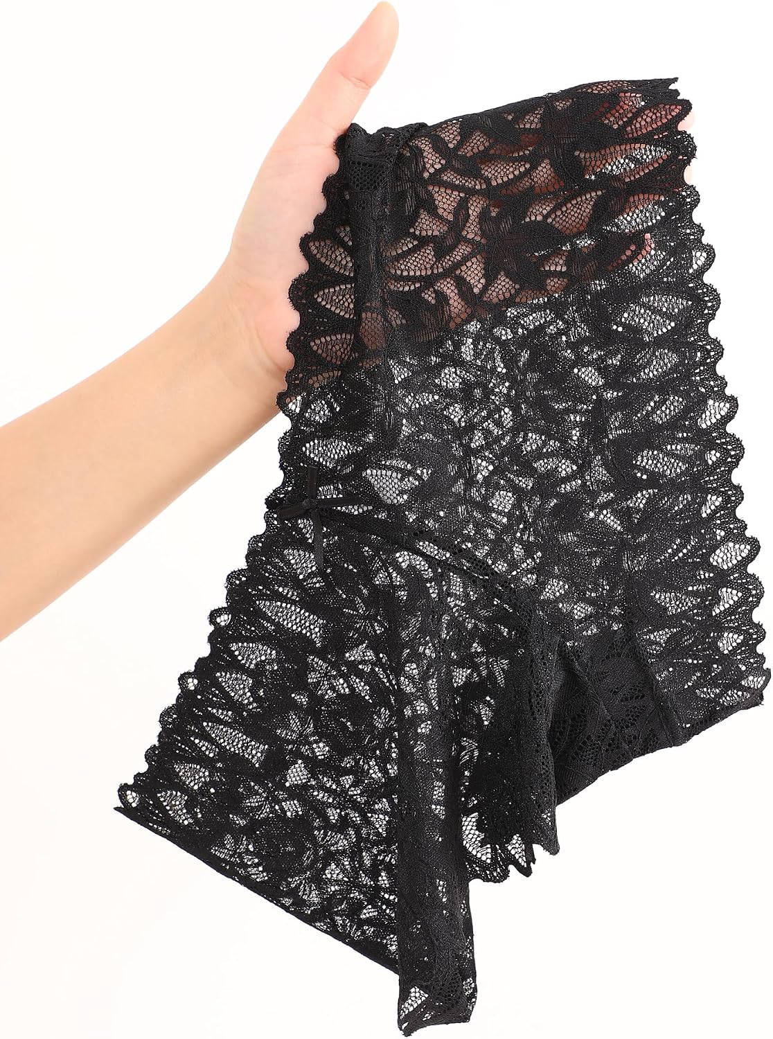 Detalle de READY TO LOVE Lace Boyshort Underwear, 5-Pack