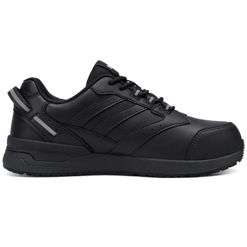 Detalle de LARNMERN PRO Chaussures de Sécurité Homme Déperlante Noir Carbone 43EU