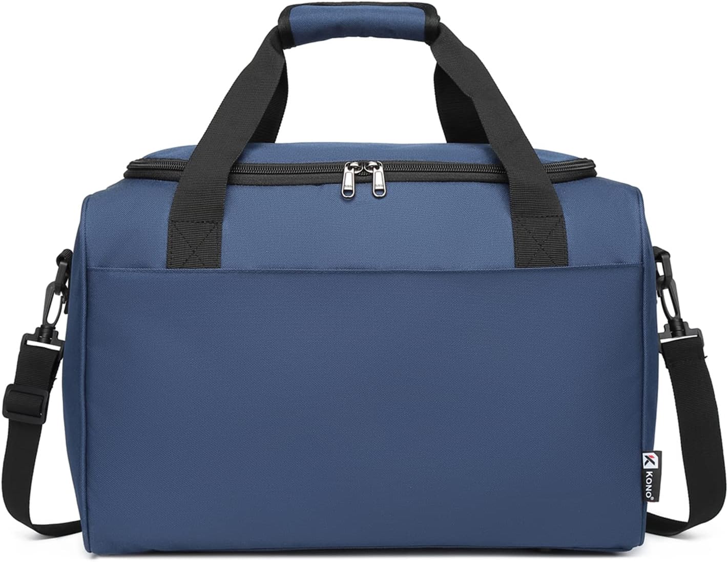 Detalle de Kono 40x20x25 Under-Seat Cabin Holdall, 20L Navy Oxford Cloth