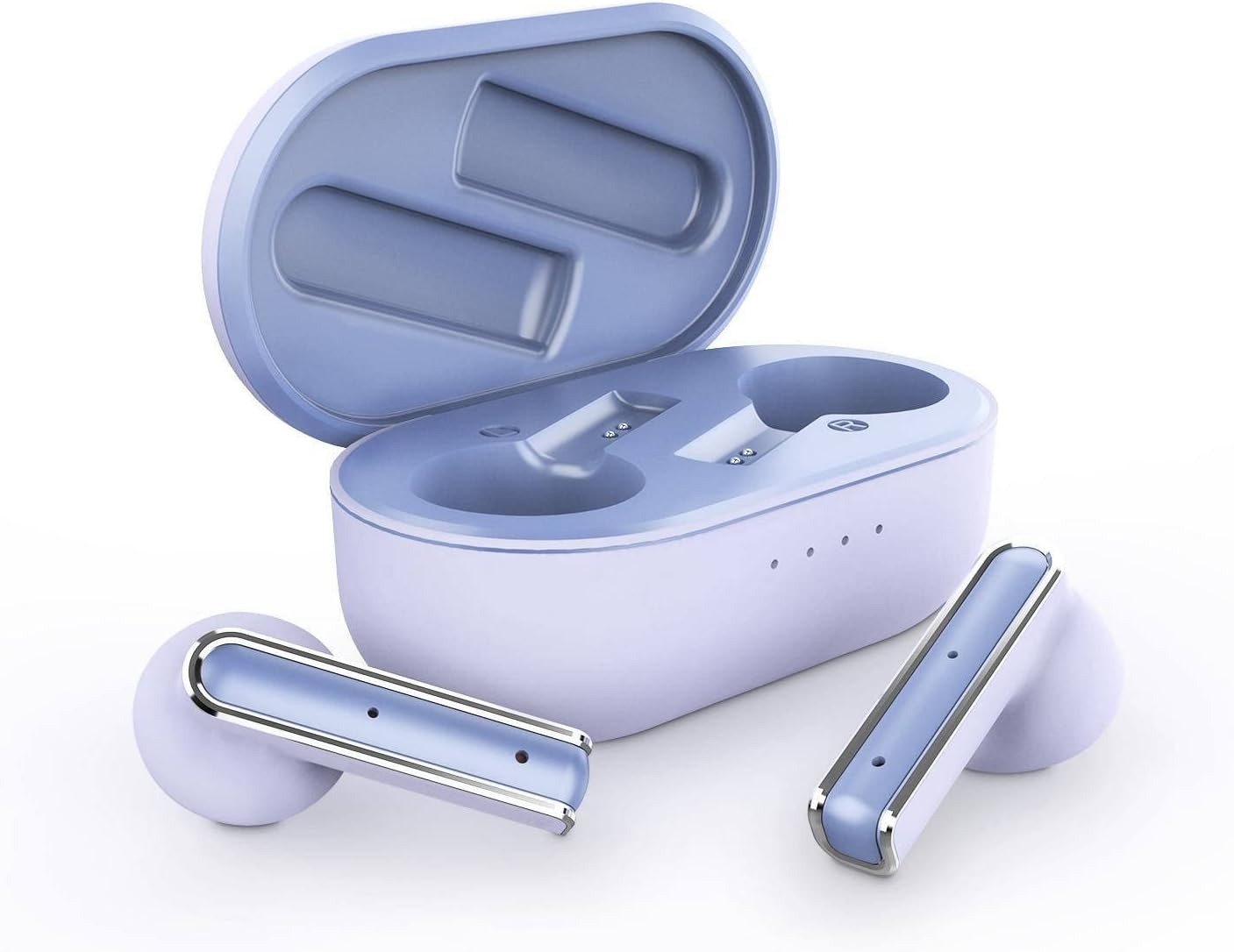 Detalle de Energy Sistem Style 4 – fioletowe słuchawki douszne Bluetooth 5.1 z etui