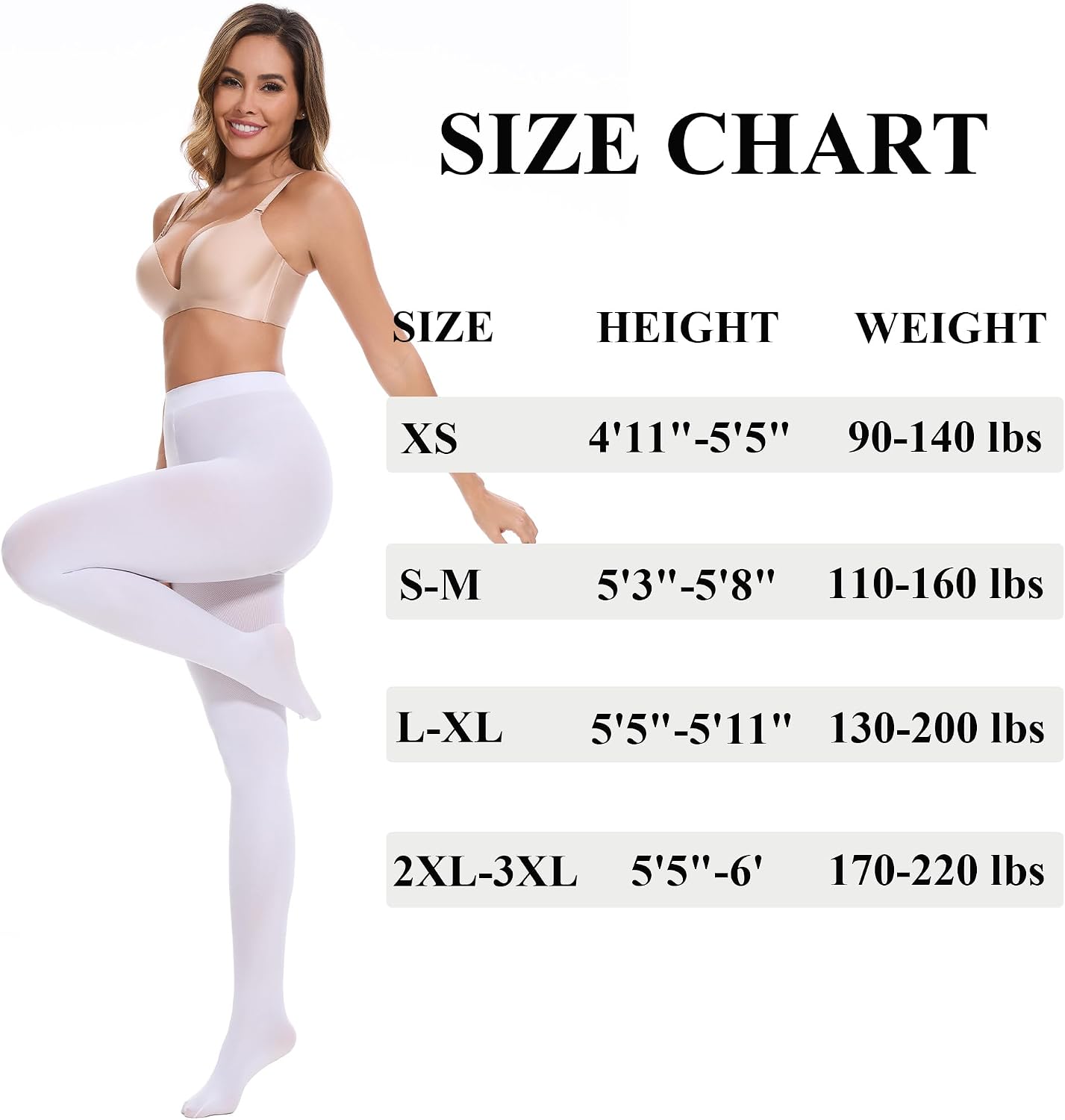 Detalle de DUCMODA Collant femme taille haute 80 denier doux semi-opaque, extensible (plus de 20 couleurs)