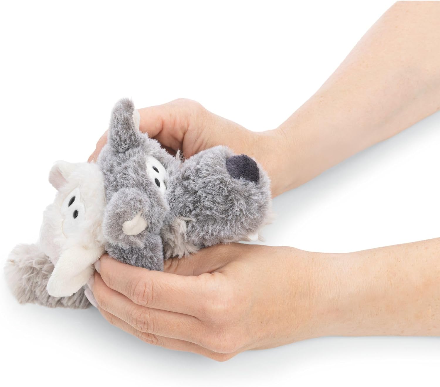 Thumbnail 1 de ニキ（NICI）Let me out ウルフ＆シープ 15cm リバーシブルぬいぐるみ