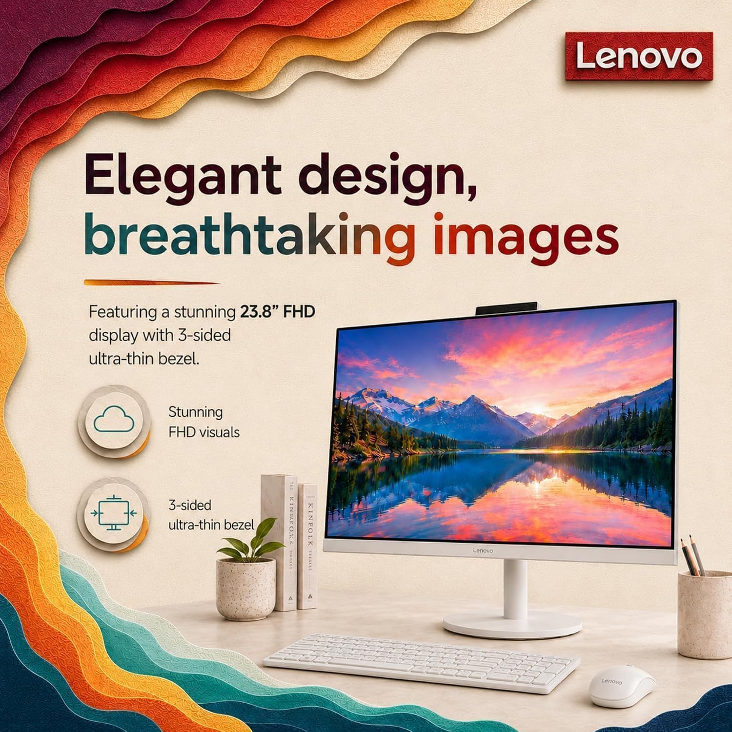 Detalle 2 de Lenovo all-in-one desktop with 16GB RAM