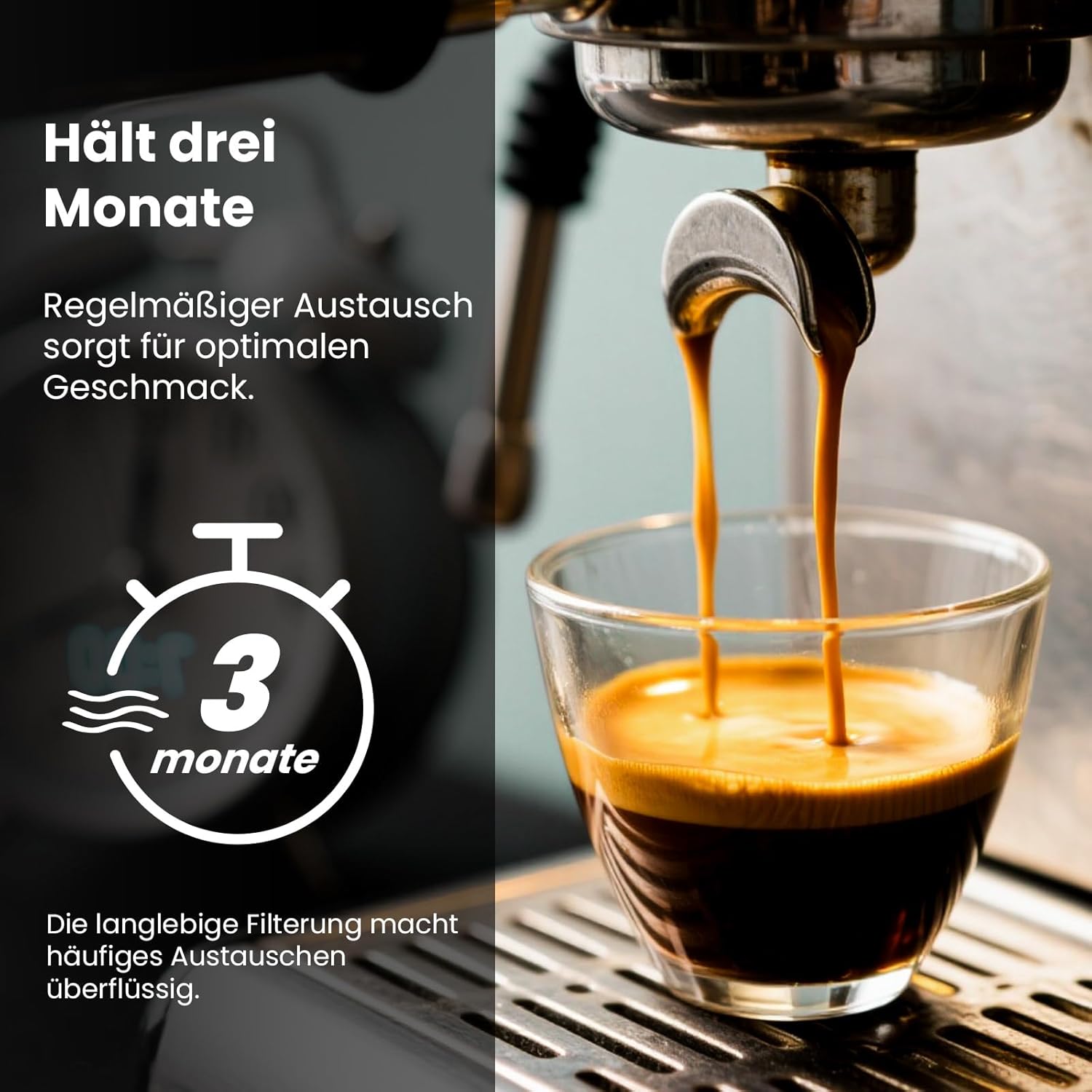 Detalle de Mutital 4er-Pack Wasserfilter für Philips AquaClean (CA6903) – Ersatzfilter für Kaffeevollautomaten