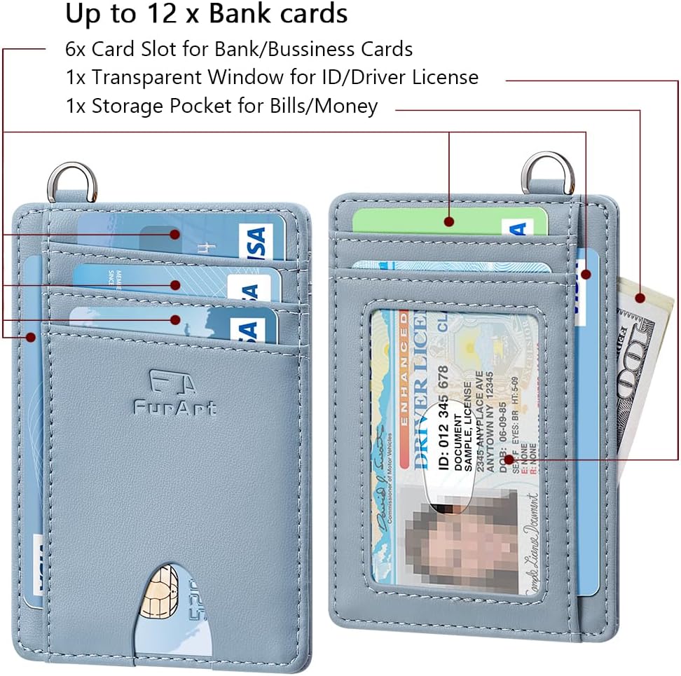 Detalle 2 de FurArt slim RFID credit card holder
