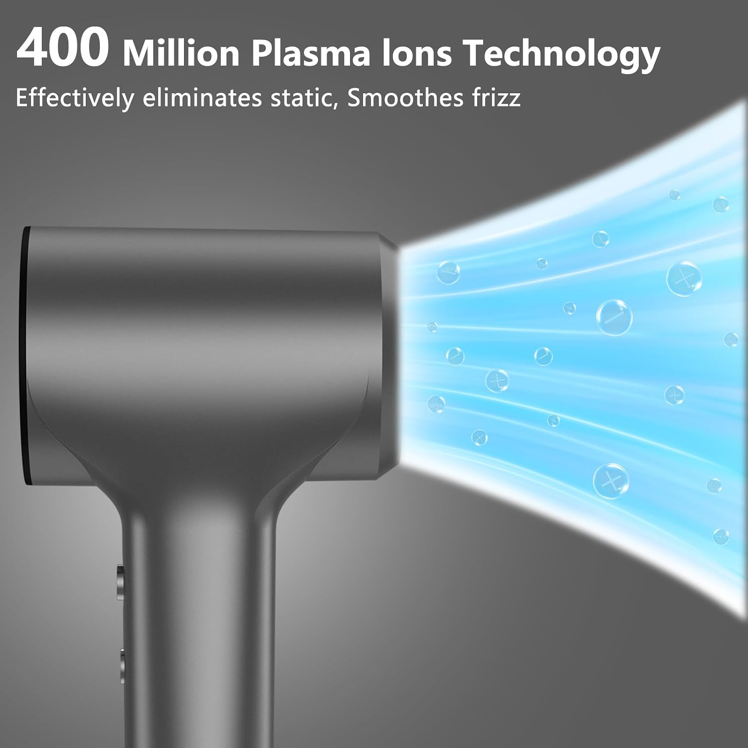 Detalle 2 de TQQ Haartrockner – Plasma Ionen, 110.000 U/min Bürstenloser Motor, 70 m/s, 57 dB, kompakt & leise