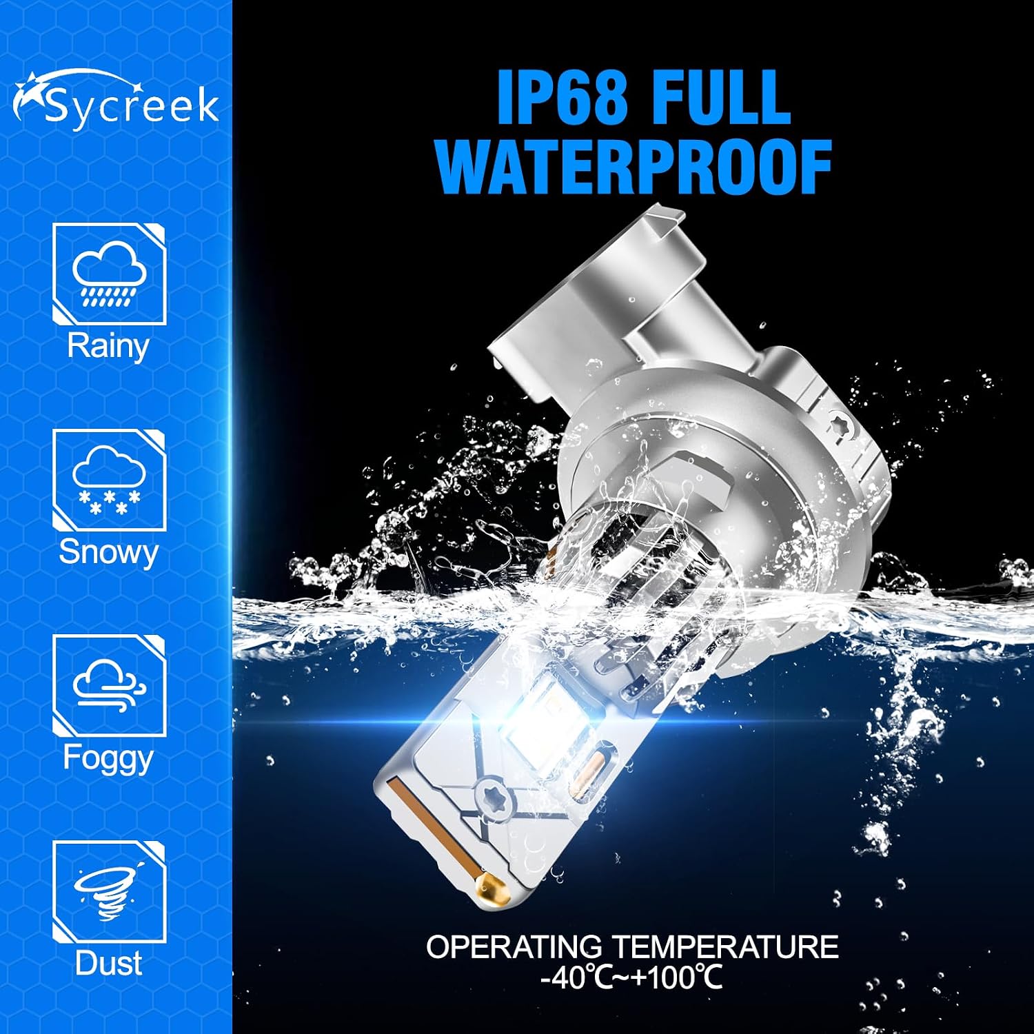 Thumbnail 5 de Sycreek H11 LED 32000LM 6500K