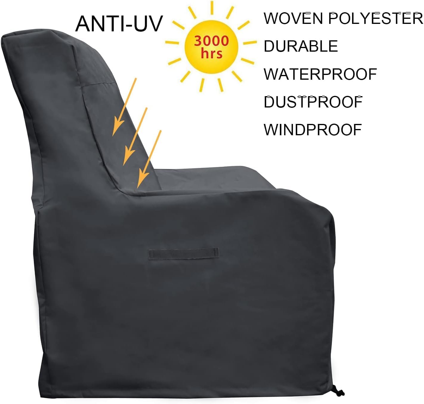 Thumbnail 3 de ART TO REAL Garden Chair Covers Waterproof 600D Oxford – Heavy-Duty UV Resistant