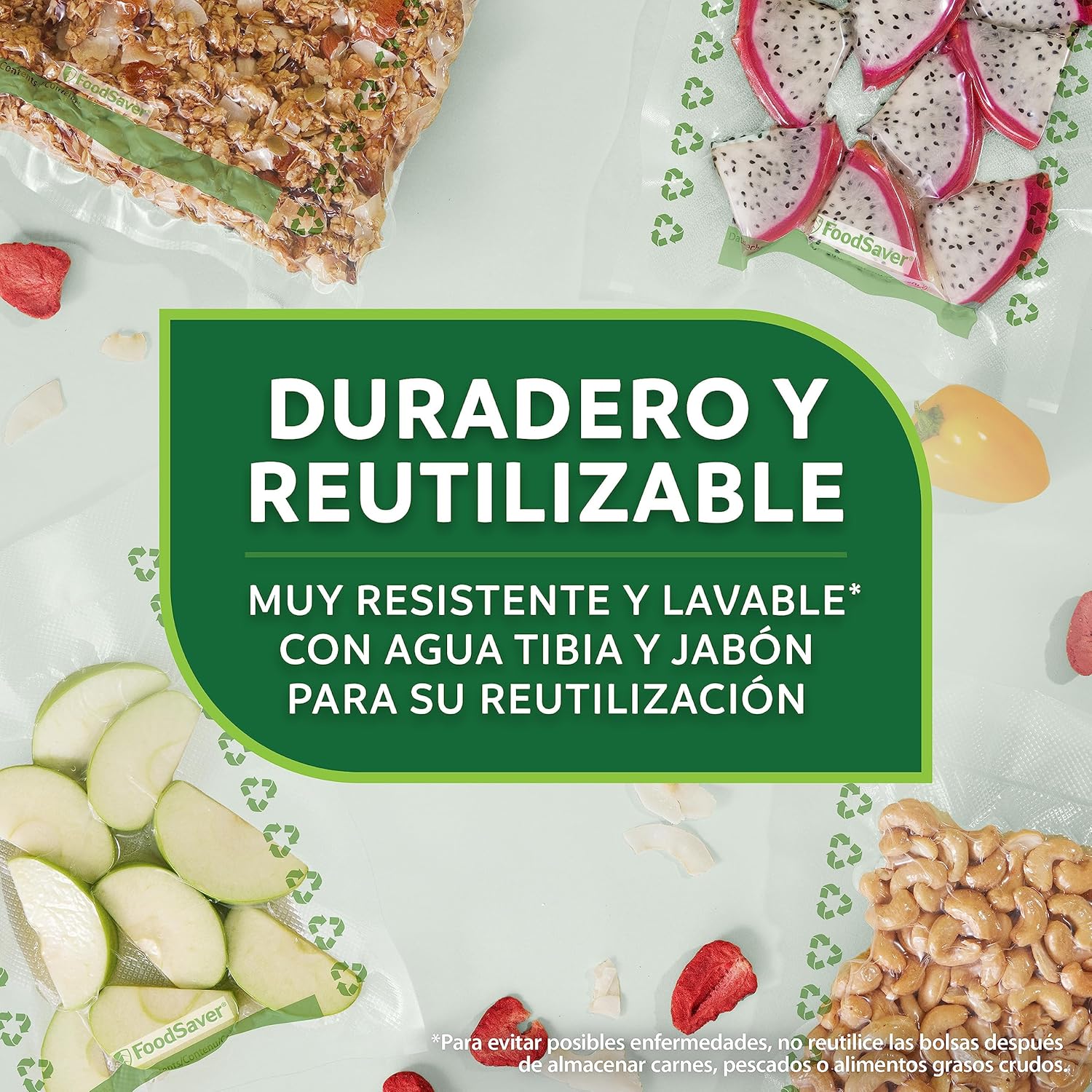 Thumbnail 3 de FoodSaver rollos envasado al vacío 28 cm x 3 m