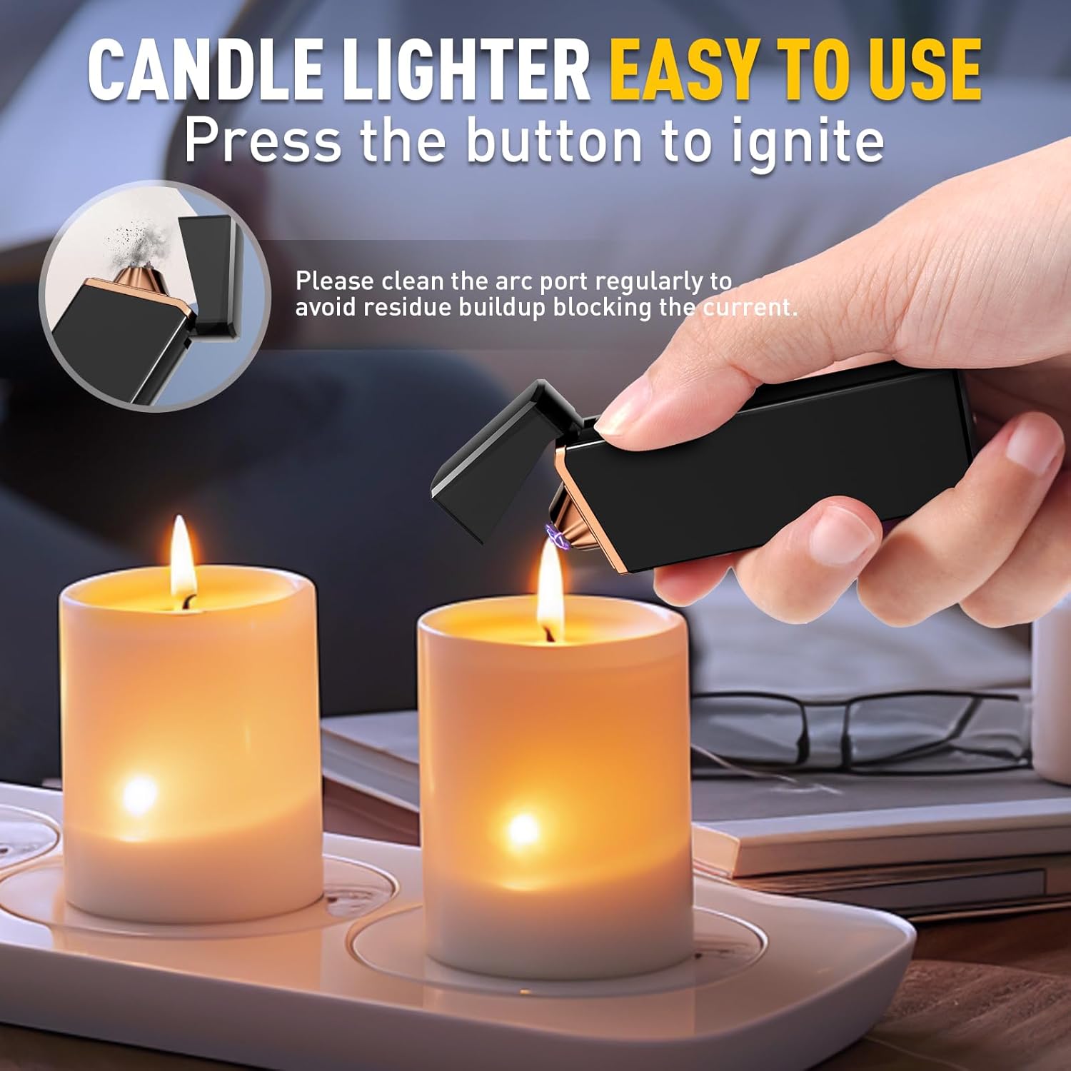 Thumbnail 5 de WEARXI Electric Lighter 8cm portable