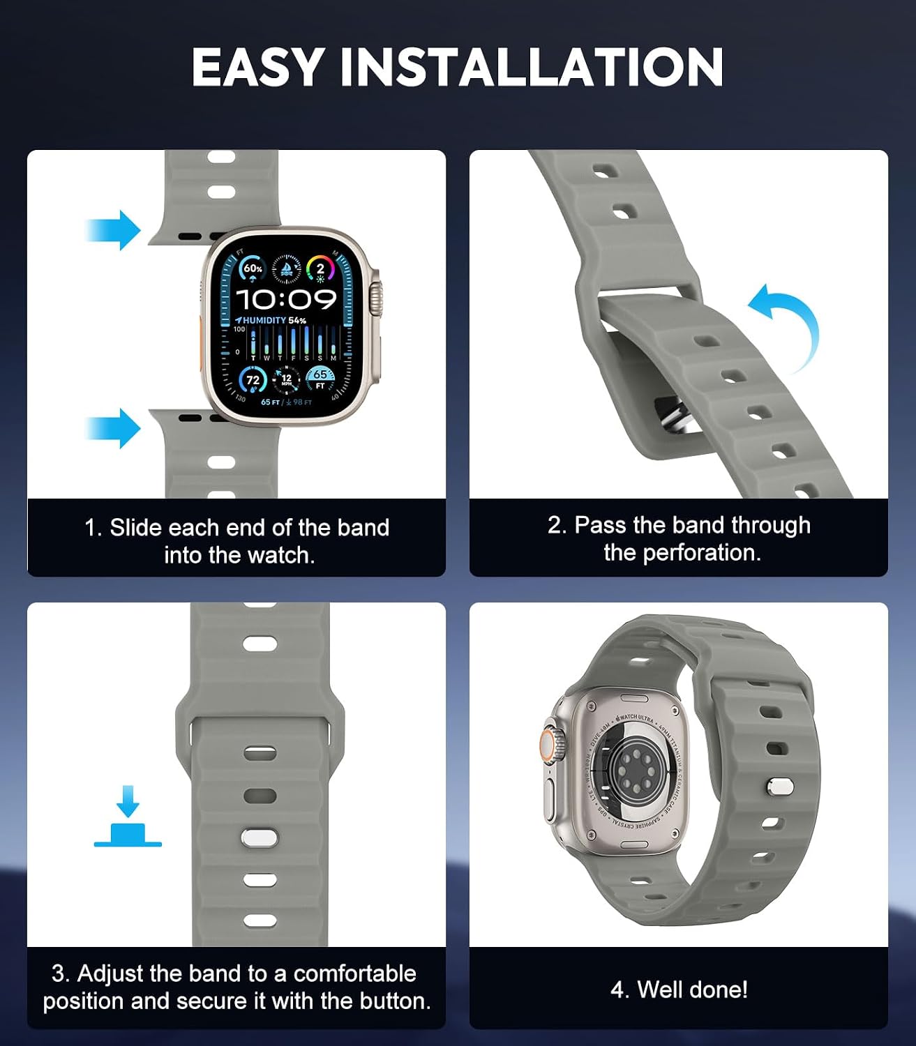 Thumbnail 5 de MoKo Ocean Bands Apple Watch Ultra