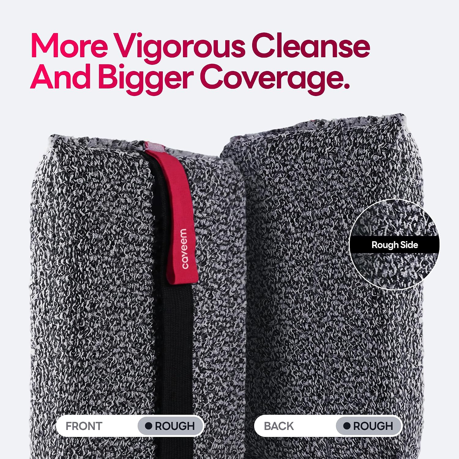Detalle de Caveem Exfoliating Body Scrubber 2-Pack