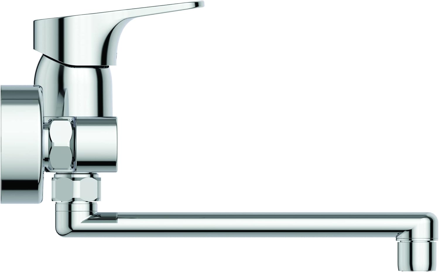 Thumbnail 1 de Ideal Standard Cerabase: Miscelatore cucina monocomando a parete con bocca orientabile 360° – cromato