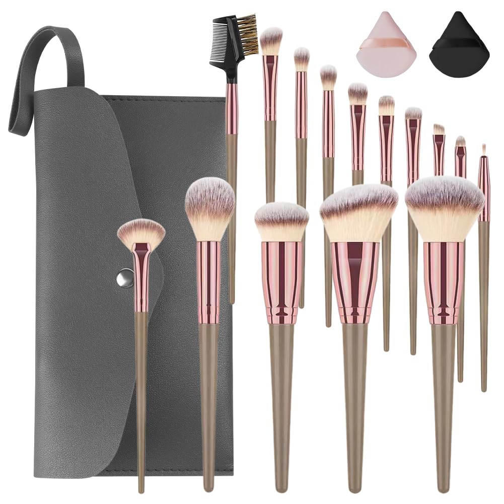 Detalle de Vicloon Pinselset Makeup 15 Stück