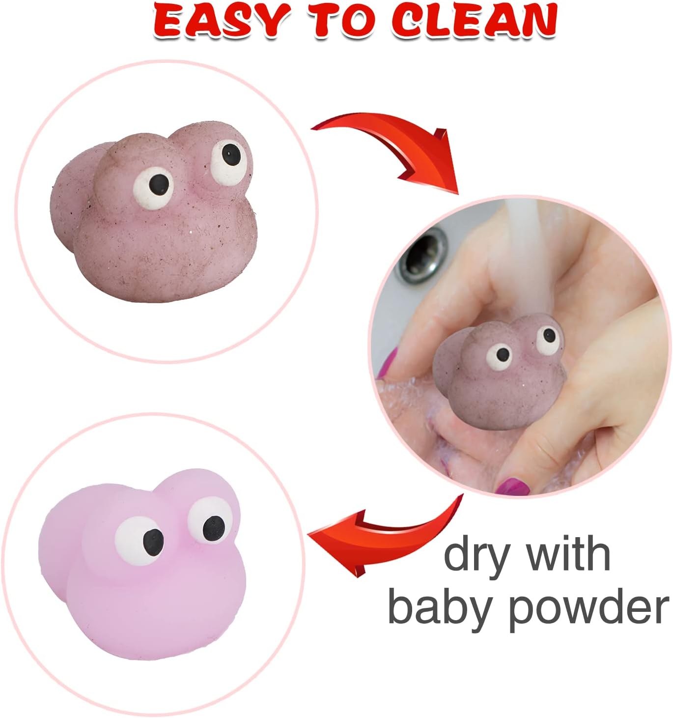 Thumbnail 3 de 80pcs Mochi Squishy Toys Bundle
