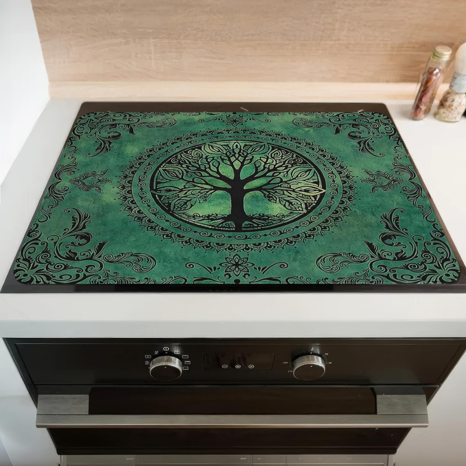 Detalle de Tree of Life Stove Top Cover, 28" x 20