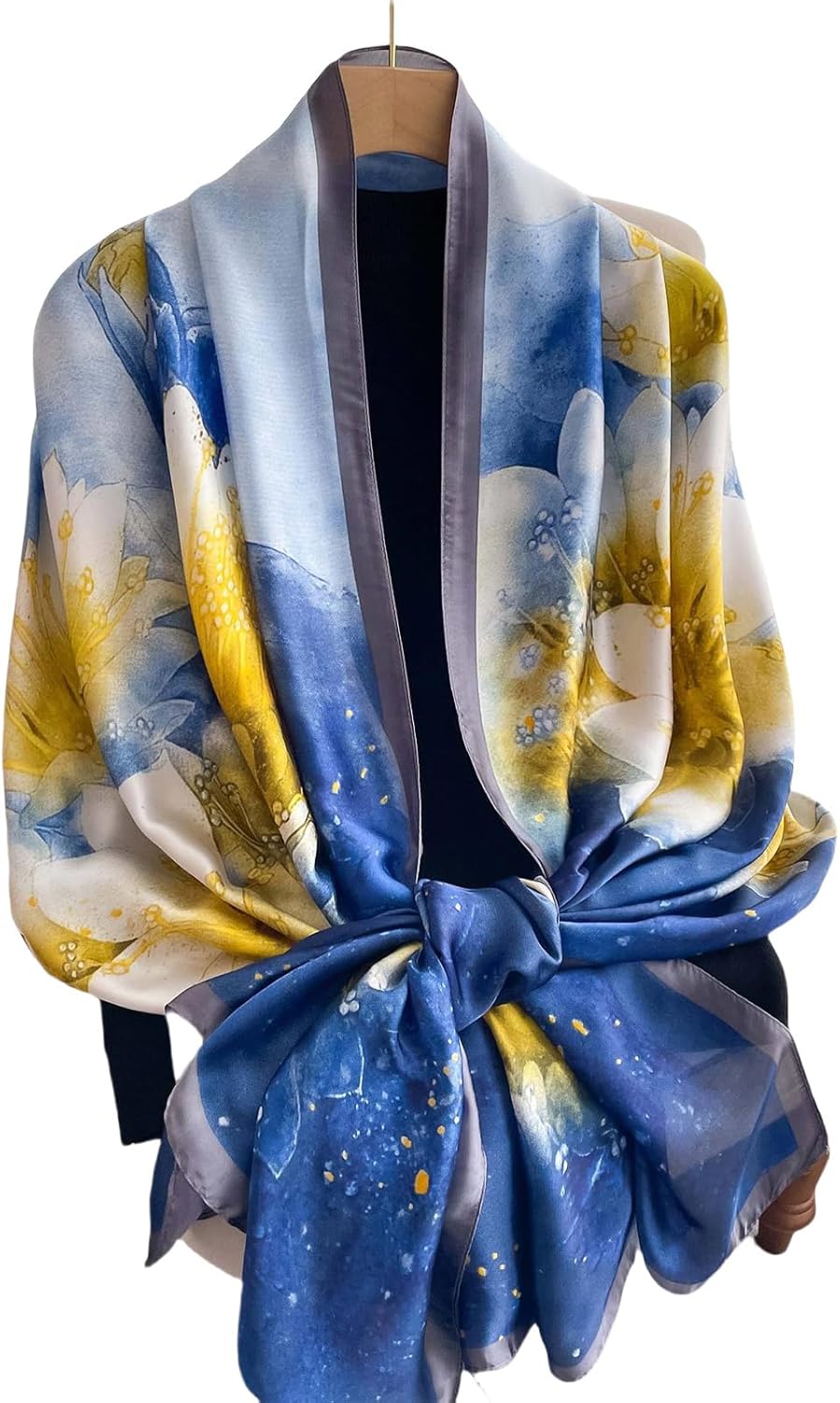 Thumbnail 1 de FAIRYGATE Satin Scarf: Silky Long Scarves for Women – 180 cm x 90 cm