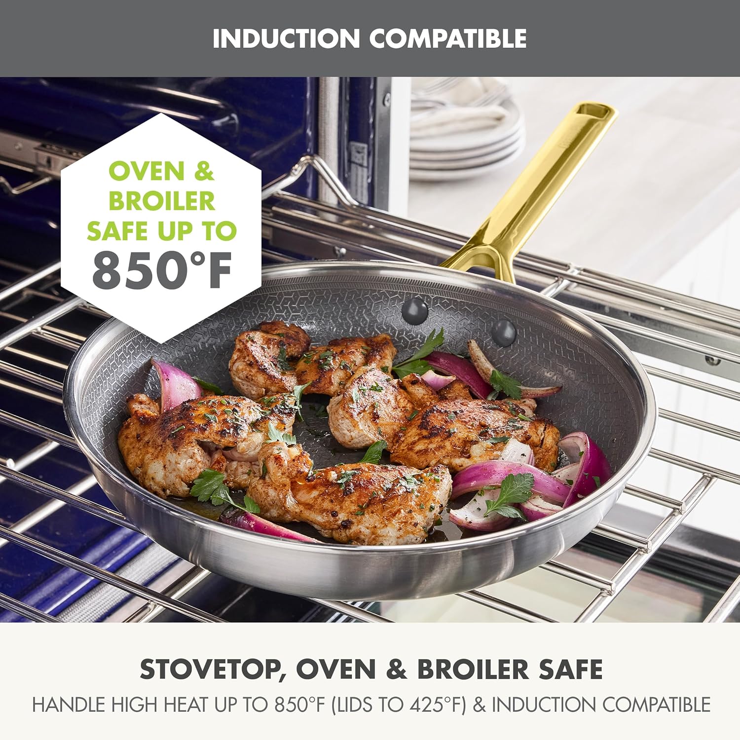 Thumbnail 5 de GreenPan Hybrid 13-Piece Nonstick Stainless Steel Cookware Set