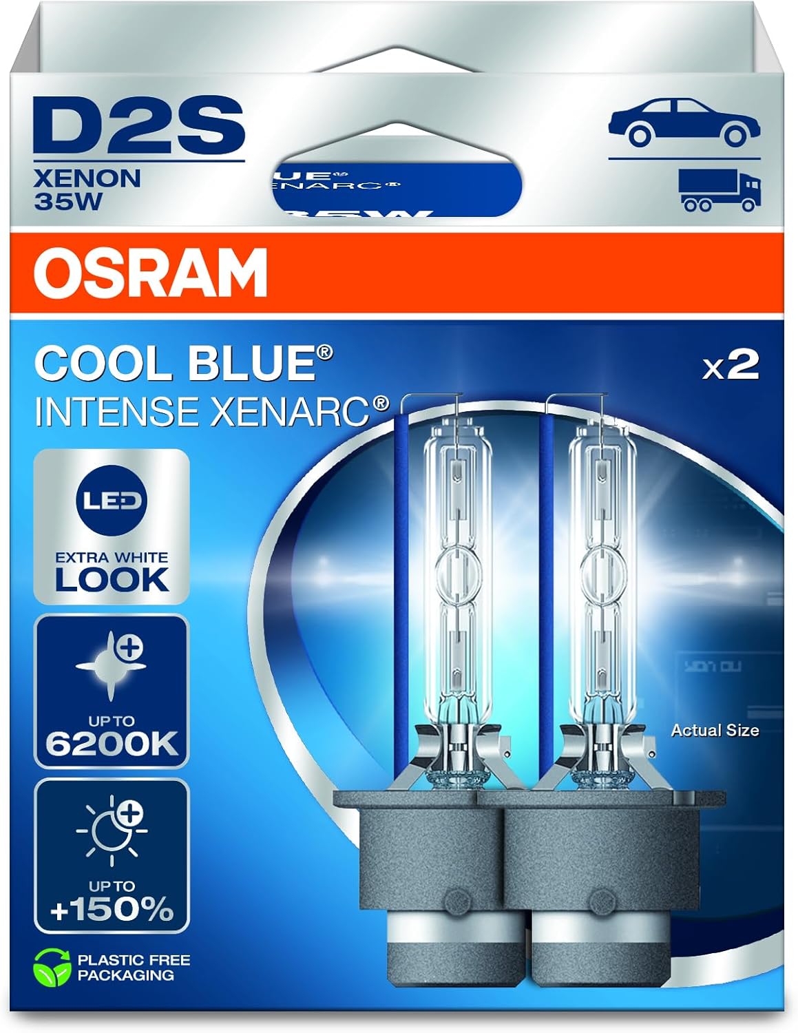 Thumbnail 1 de OSRAM XENARC COOL BLUE INTENSE D2S – +150% Helligkeit, bis 6.200 K