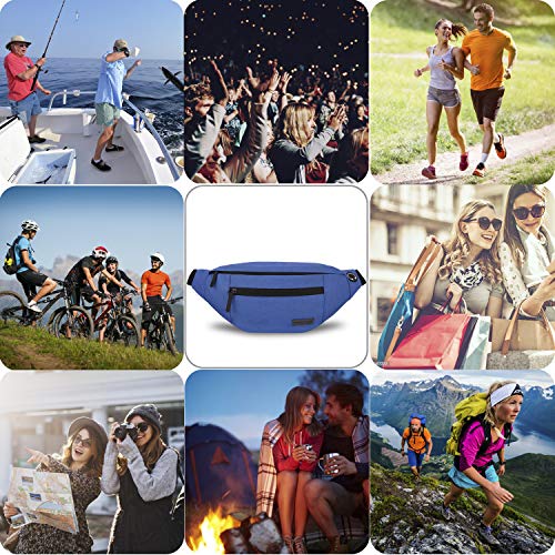 Thumbnail 6 de MAXTOP riñonera unisex con conector para auriculares, 4 bolsillos y cinturón ajustable