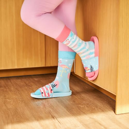 Detalle 2 de Dedoles Badeschuhe Damen Herren Kinder – Badesandalen mit lustigen Designs