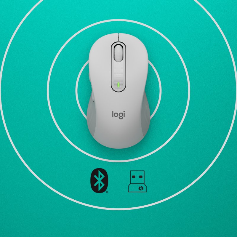 Thumbnail 2 de Logitech Signature M650 for Business: ratón inalámbrico 4000 DPI en blanco para empresa
