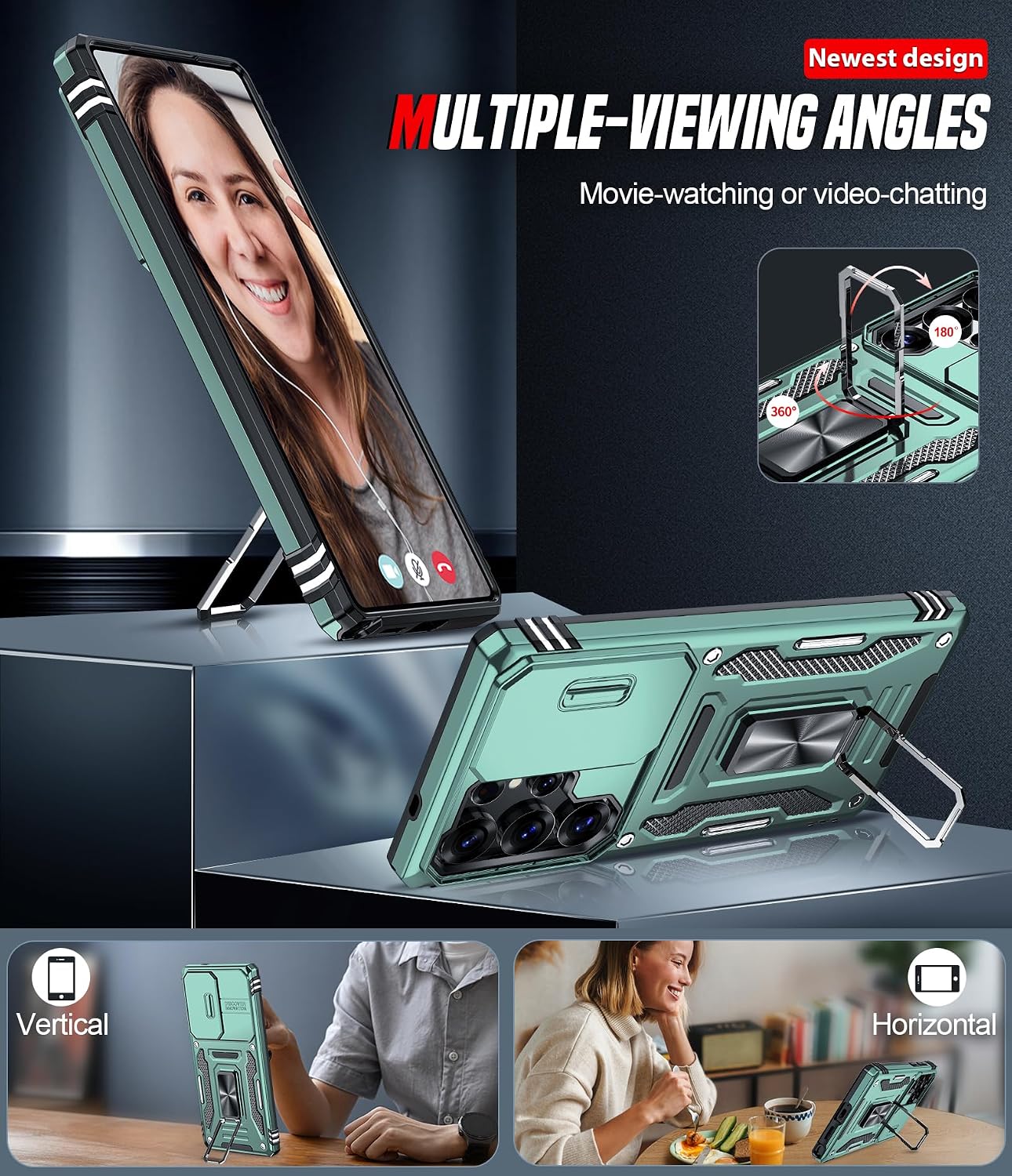 Thumbnail 4 de LeYi Samsung Galaxy S25 Ultra protective case
