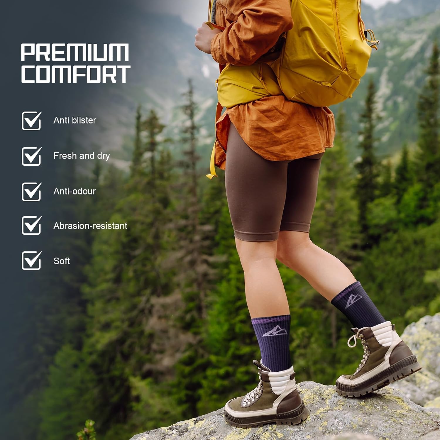 Thumbnail 6 de Hiking socks for women, 3 pairs