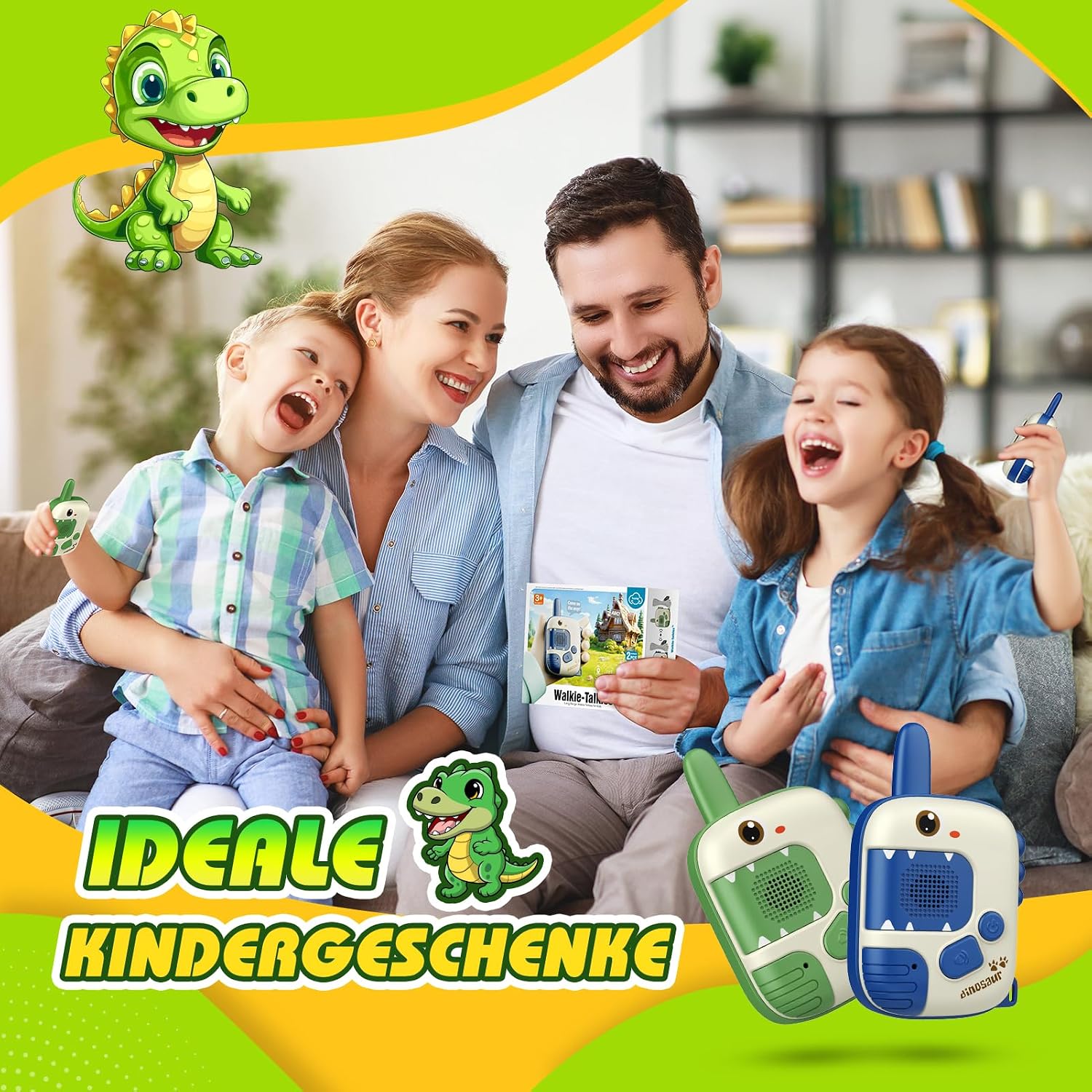 Thumbnail 6 de Walkie Talkie Dinosaurier 1000 Fuß