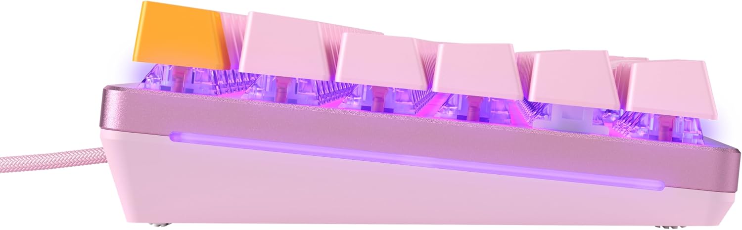 Detalle de Glorious GMMK 2 96% clavier rose ⌨