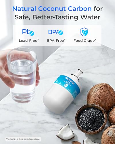 Detalle de Waterdrop Fridge Water Filter Replacement for Samsung DA29-00003G (2-Pack)