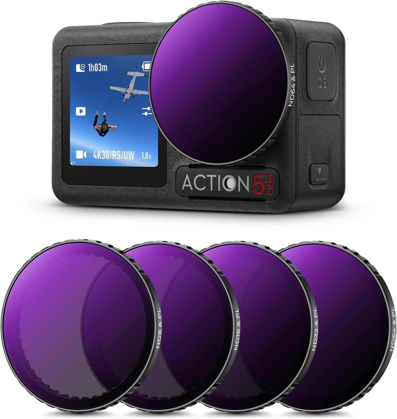 K&F CONCEPT ND Filtersets Push-in für Osmo Action 5 Pro