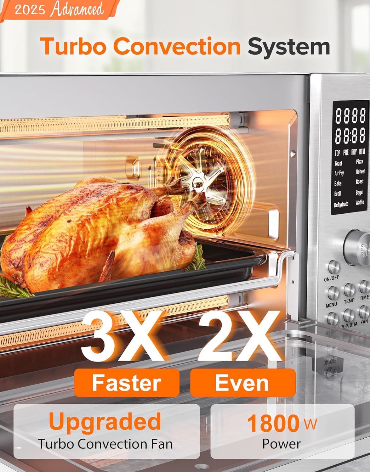 Detalle 2 de Nuwave Bravo Pro Smart 21QT Air Fryer Combo