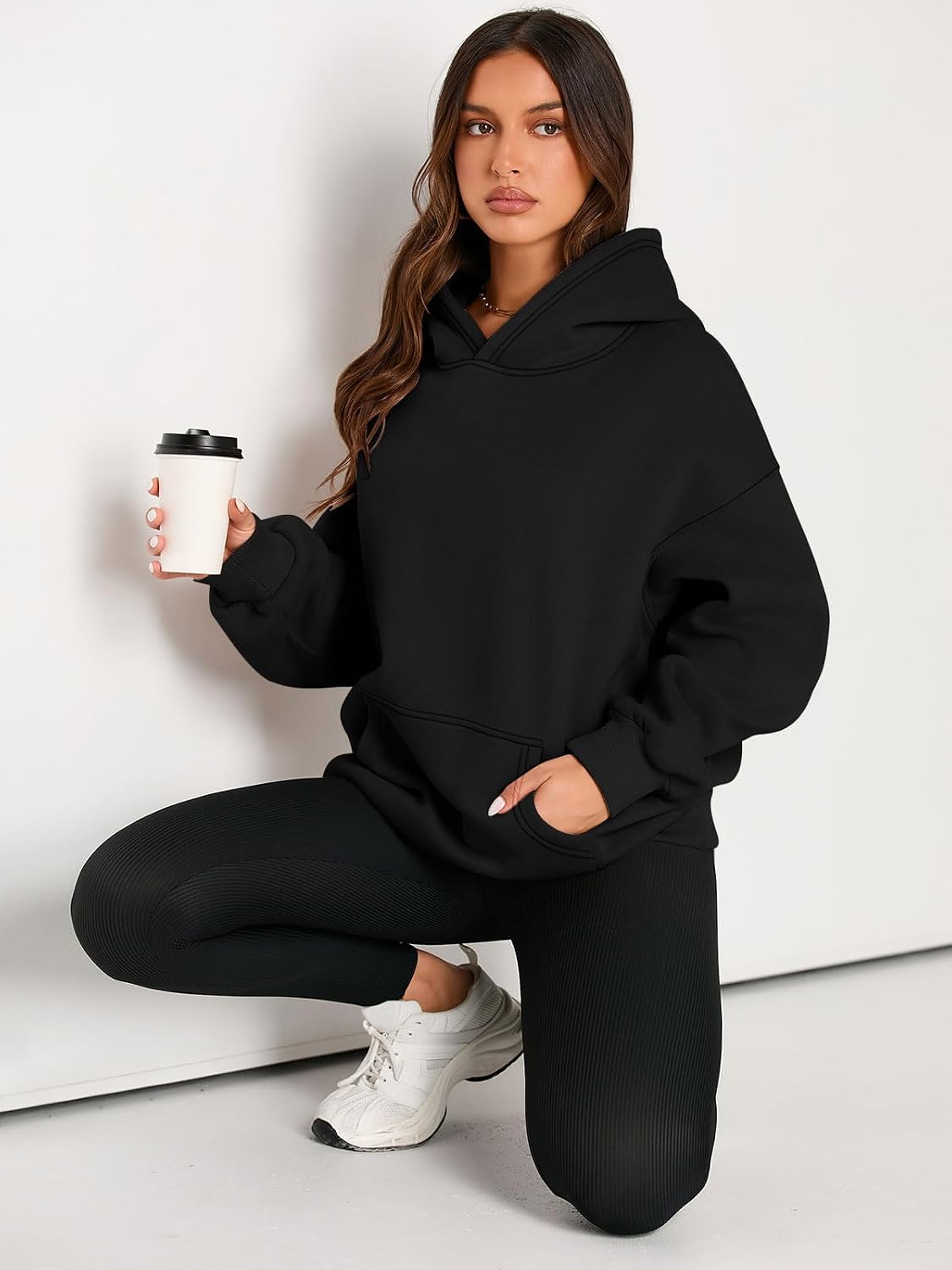 Thumbnail 4 de EFAN Women's Fleece Hoodie Cotton-Polyester Blend