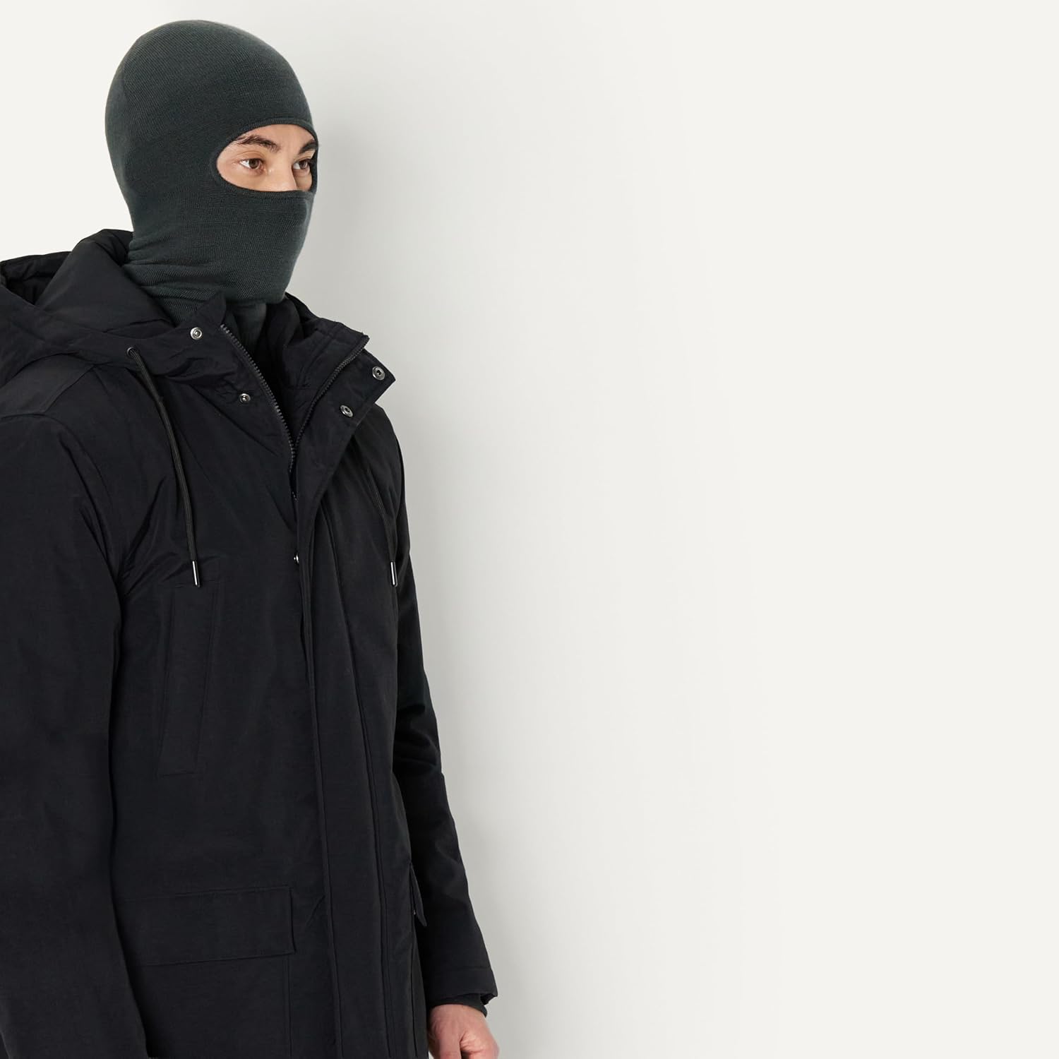 Detalle de Amazon Essentials Men’s Balaclava Ski Mask (AE Accessories) — Comfort & Coverage for Cold Weather