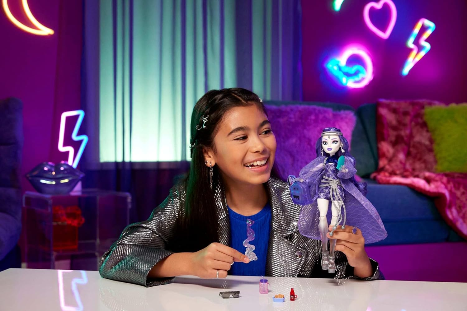 Thumbnail 1 de Monster High HXH77 Spectra Vondergeist poupée 👻