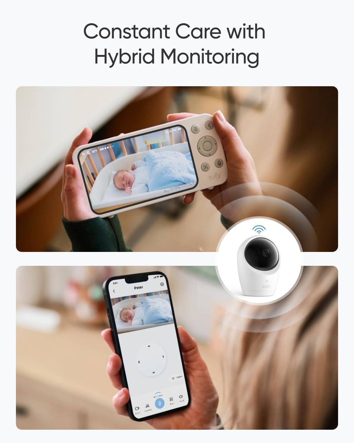 Thumbnail 1 de eufy Security E20 2K HD babyphone