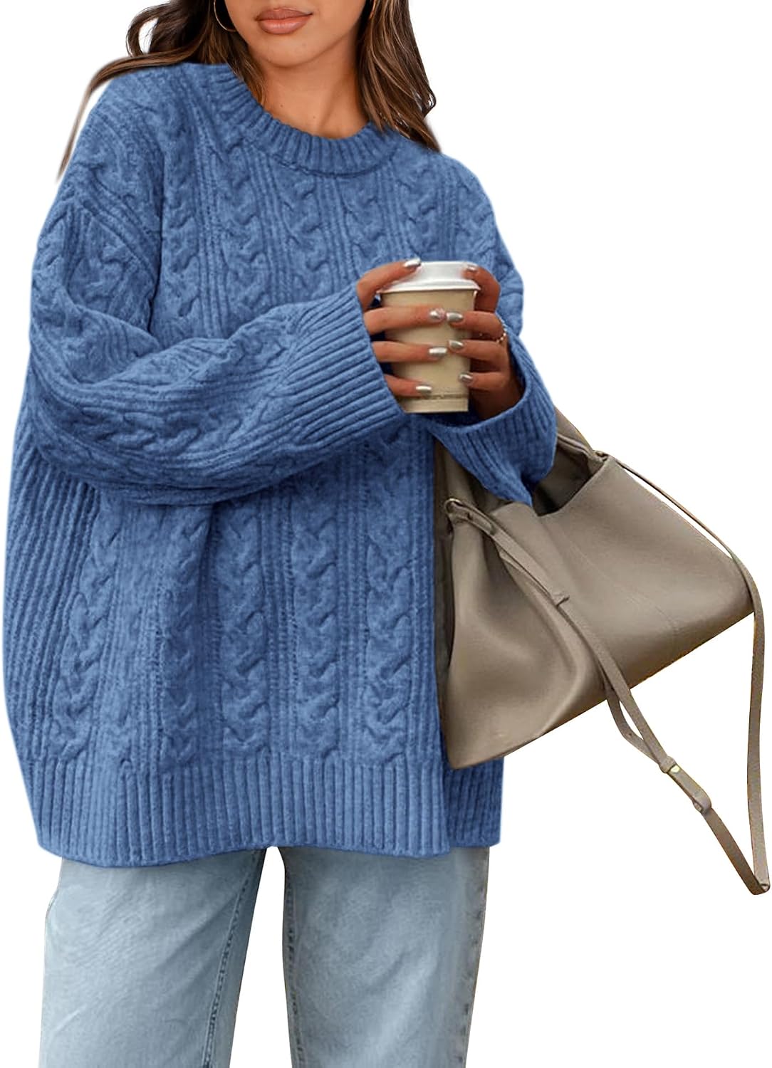 Thumbnail 6 de Okiwam Oversized Sweater Crewneck